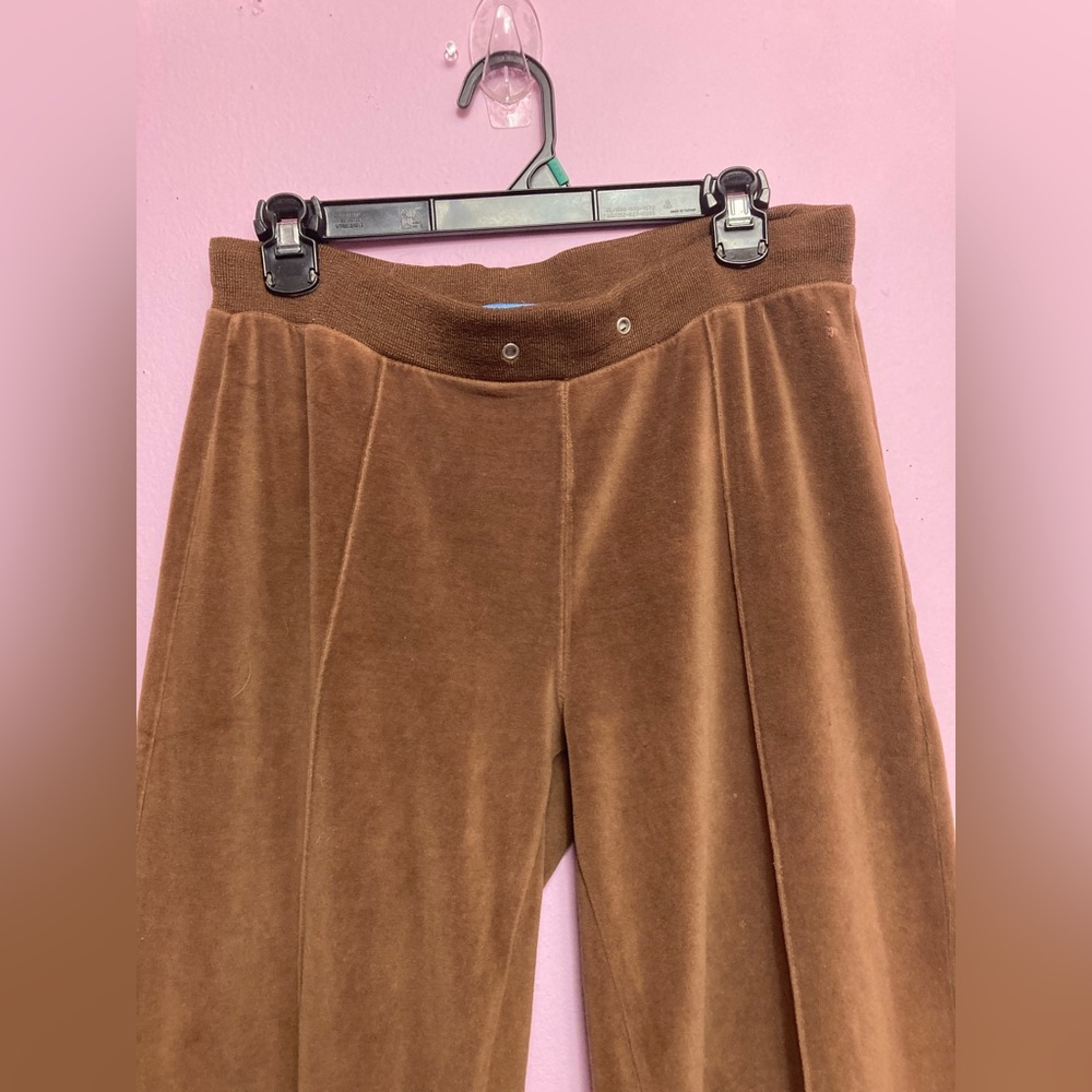 Apollo Active Brown Flare Track Pants Sweatpants Large - Picture 4 of 4